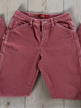 Dickies Women's Straight Leg Pants in Dusty Rose